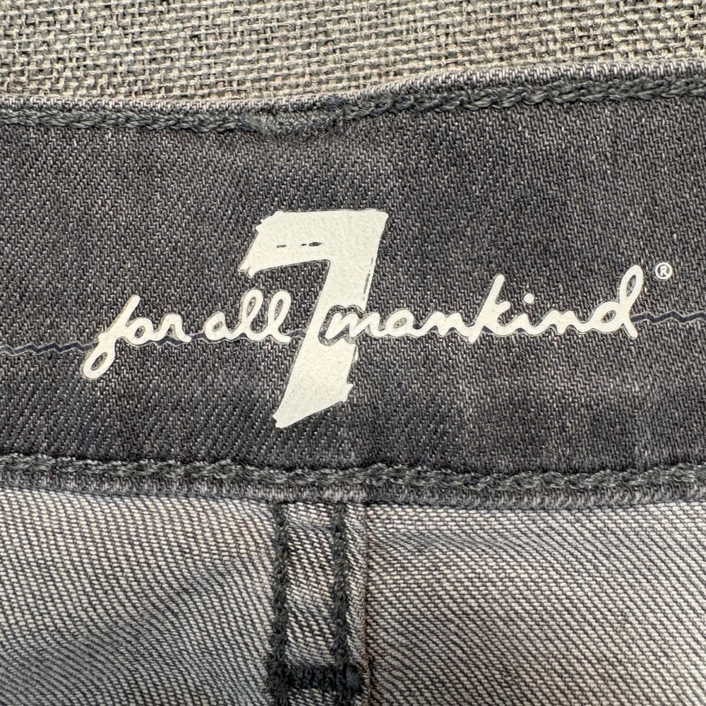 7 For All Mankind Standard Straight Leg Grey Jeans Mens 34 - Picture 4 of 14